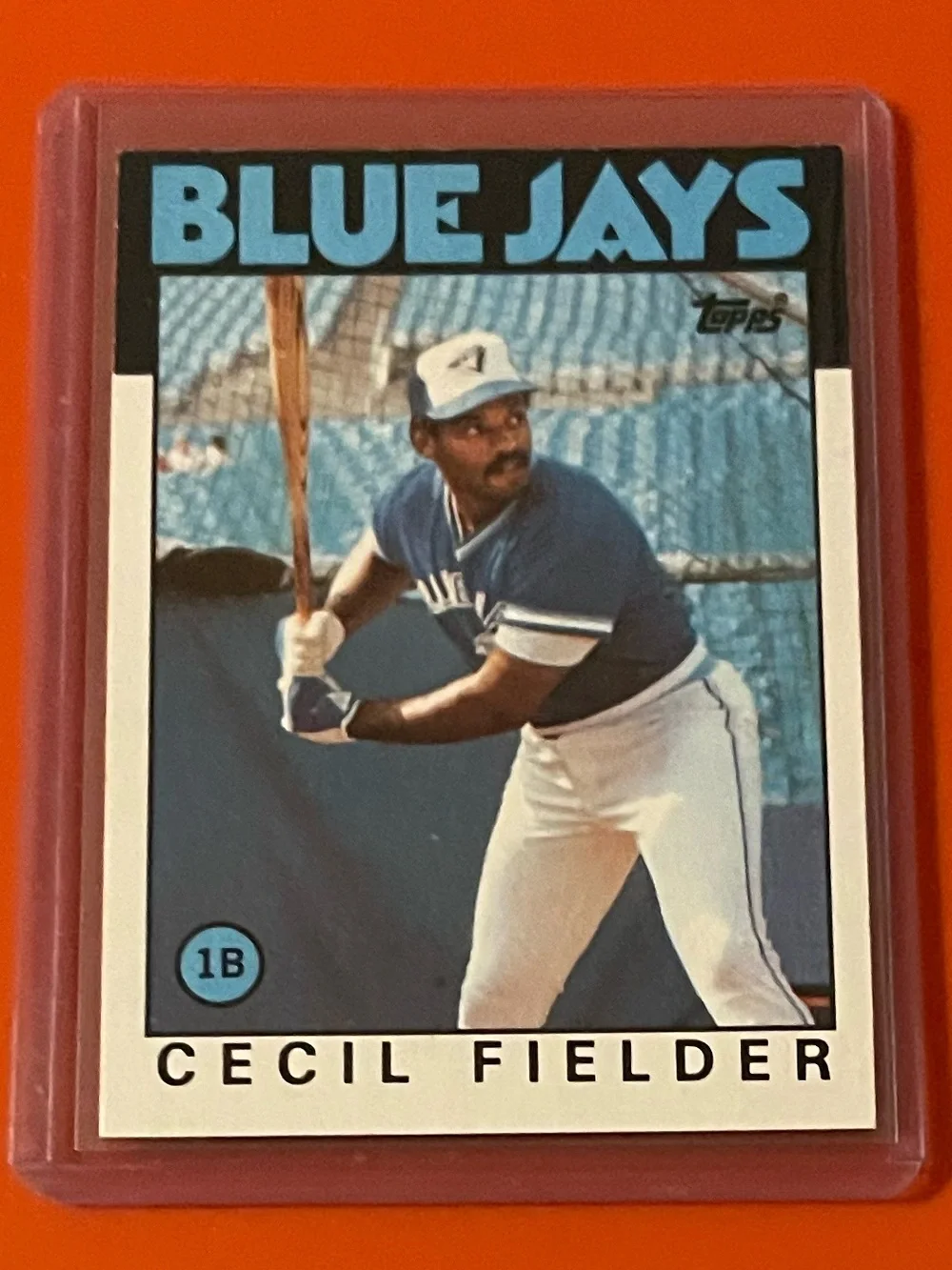 Cecil Fielder #386 [Rookie] 1986 Topps Baseball Trading Card